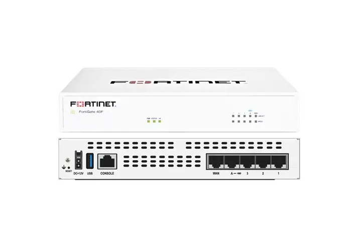 FORTIGATE-40F FIREWALL APPLIANCE - 5 PUERTOS GIGABIT RJ45, IDEAL PARA PEQUEÑAS EMPRESAS SIN SUSCRIPCIÓN