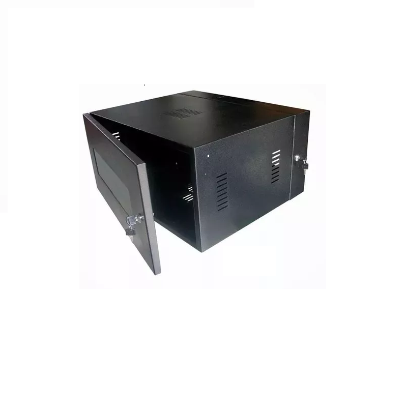 Gabinete de Pared Mini 4RU Esp Nacional 21cm (Alt) x 56cm (Anc) x 41cm (Prof)