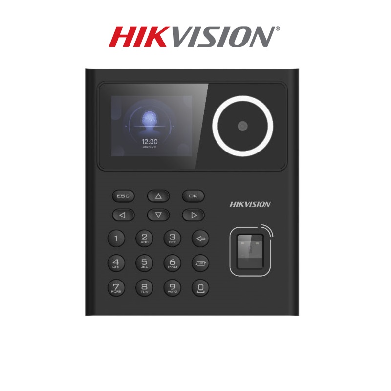 TERMINAL MIN MOE WIFI/BATERIA, ACCESO Y ASISTENCIA 500 ROSTROS /1000 HUELLAS /1000 TARJETAS EM / DS-K1T320EFWX-B