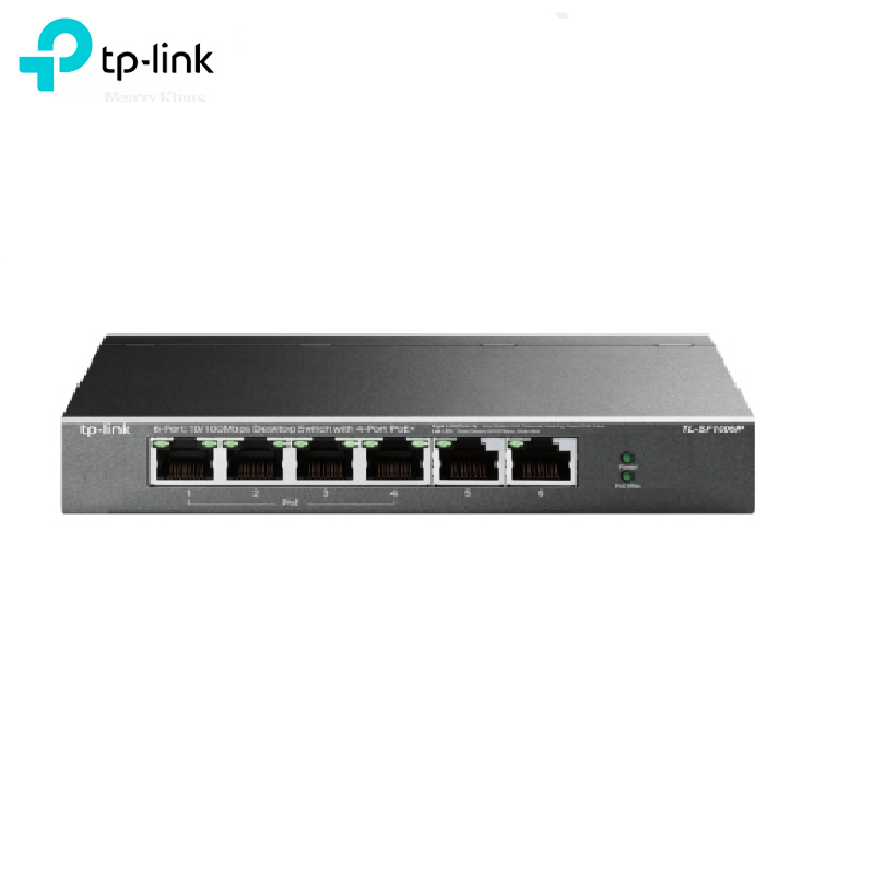 SWITCH 6P 10/100MBPS 4P POE + TL-SF1006P