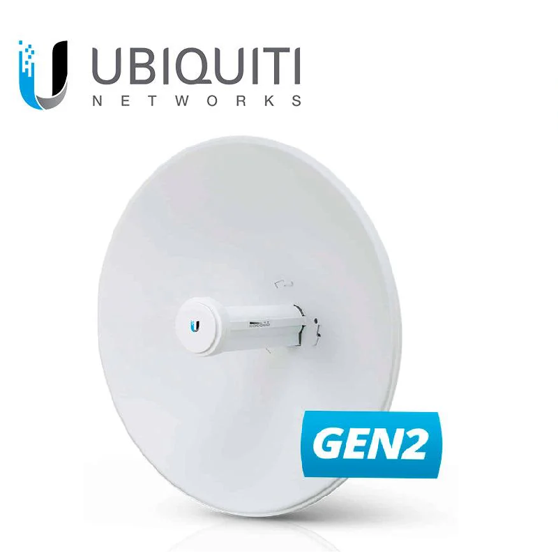 PBE-5AC-GEN2 - AIRMAX HASTA 450MBPS+ TCP/IP CON 256QAM MIMO2X2, 802.11A/N
25DBM POWER, 5GHZ ANTENA BEAM 25DBI /
COBERTURA: +25 KM, INYECTOR POE POE
24V 0.5A GIGE INCLUIDO UN PUERTO ETH PBE-5AC-GEN2