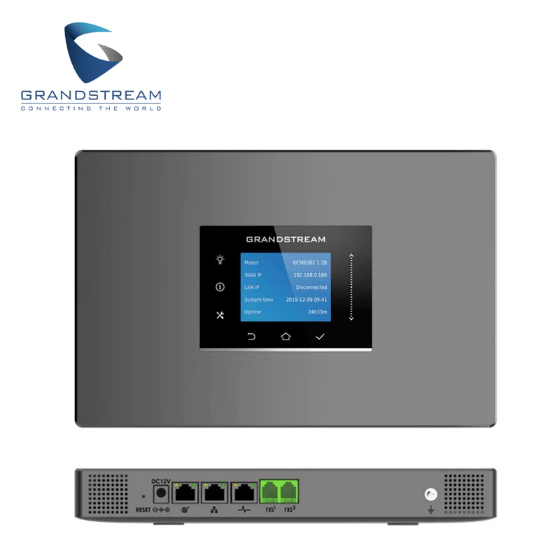 UCM6302A - IP PBX Audio hasta 500 extensiones y 75 llamadas en simultaneo (NO SOPORTA
SISTEMAS DE VIDEO CONFERENCIA)