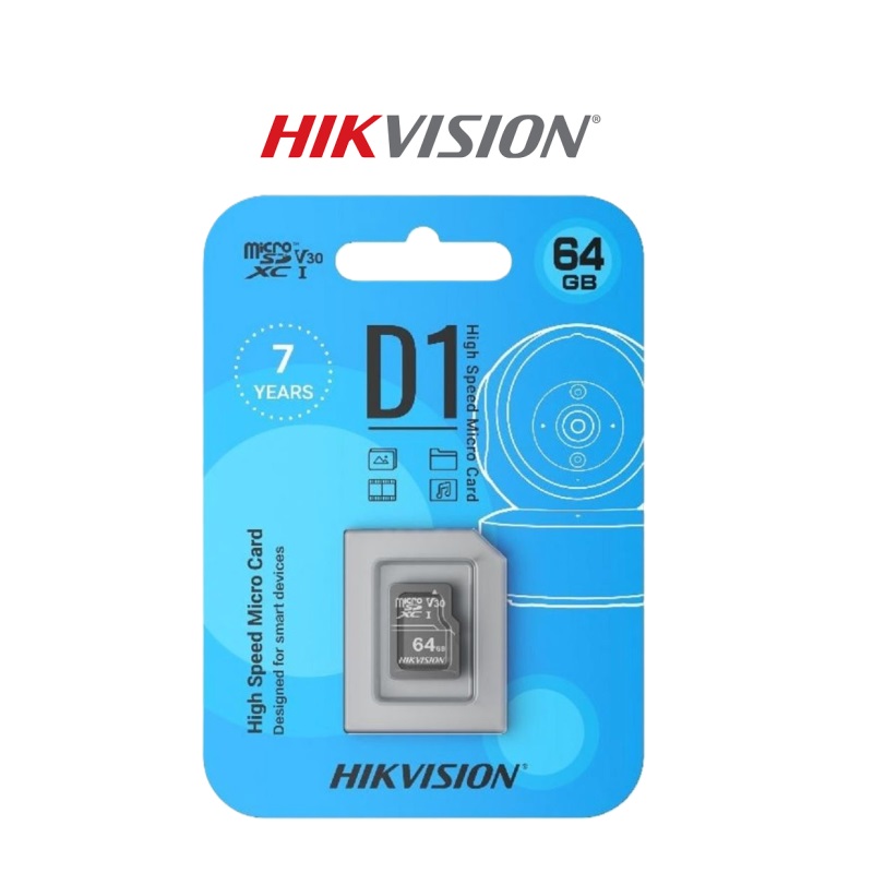 MEMORIA MICRO SD HIKSEMI 64GB  V30 - VIDEO VIGILANCIA- HS-TF-D1/64G