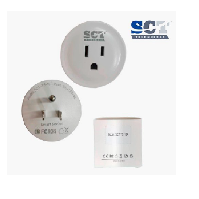 ENCHUFE WIFI DE 16 A / MARCA SCT SCT-TS-16A