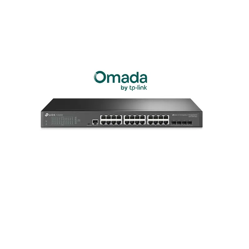 G3428 - JETSTREAM™ 24-PORT GIGABIT L2+ MANAGED SWITCH WITH 4 SFP SLOTS RJ45/MICRO-USB CONSOLE PORT, 1U RACK-MOUNTABLE STEEL CASE