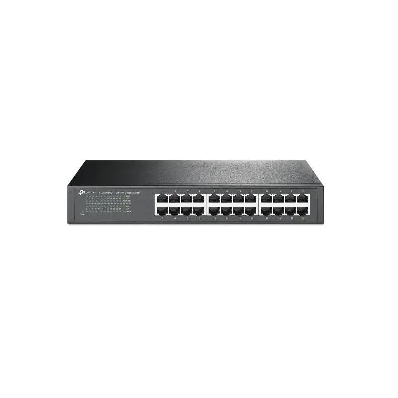 TL-SG1024D -24-PORT GIGABIT SWITCH  1U 13-INCH RACK-MOUNTABLE 