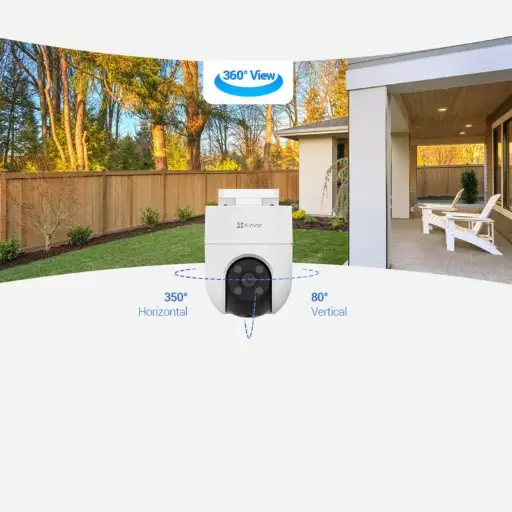 CÁMARA EZVIZ IP CS-H8C-R200-1J5WKFL 5MP 3K EXTERIOR GIRA 360°