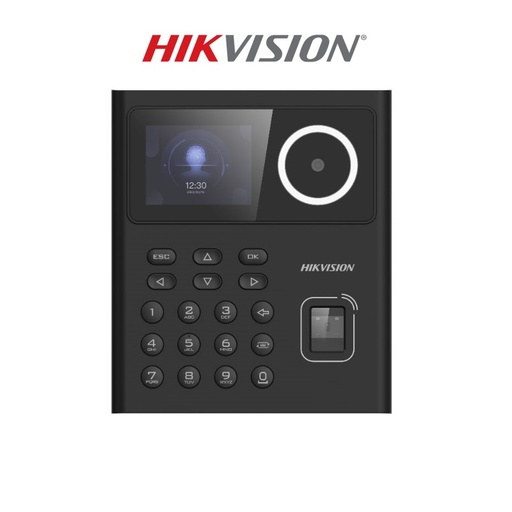 TERMINAL MIN MOE WIFI/BATERIA, ACCESO Y ASISTENCIA 500 ROSTROS /1000 HUELLAS /1000 TARJETAS EM / DS-K1T320EFWX-B