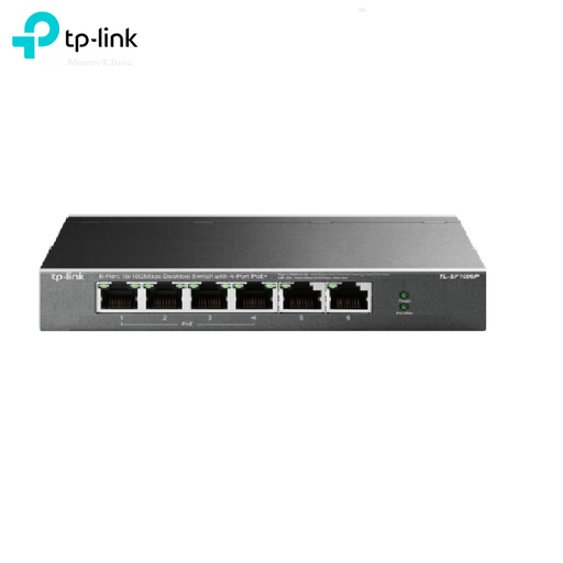 SWITCH 6P 10/100MBPS 4P POE + TL-SF1006P
