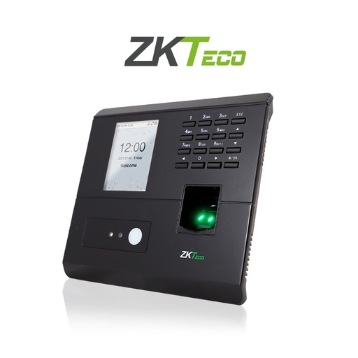 ZKTECO CONTROL DE ACCESO Y ASISTENCIA BIOMÉTRICO, 100 ROSTROS/500 HUELLAS MB10-VL