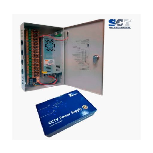 FUENTE CENTRALIZADA PLACA PRINCIPAL DE FI-BRA DE VIDRIO 240W-18CH12V-20.0A / MARCA SCT SCT-FC240-12