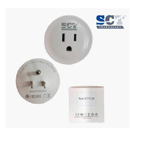 ENCHUFE WIFI DE 16 A / MARCA SCT SCT-TS-16A