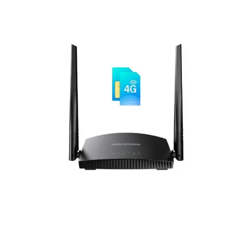 ROUTER WIFI 4 - 2.4GHZ: 300MBPS APLICACIÓN HIK-CONNECT 3G/4G CON CHIPS DE TODOS OPERADORES  DS-3WR4G3N